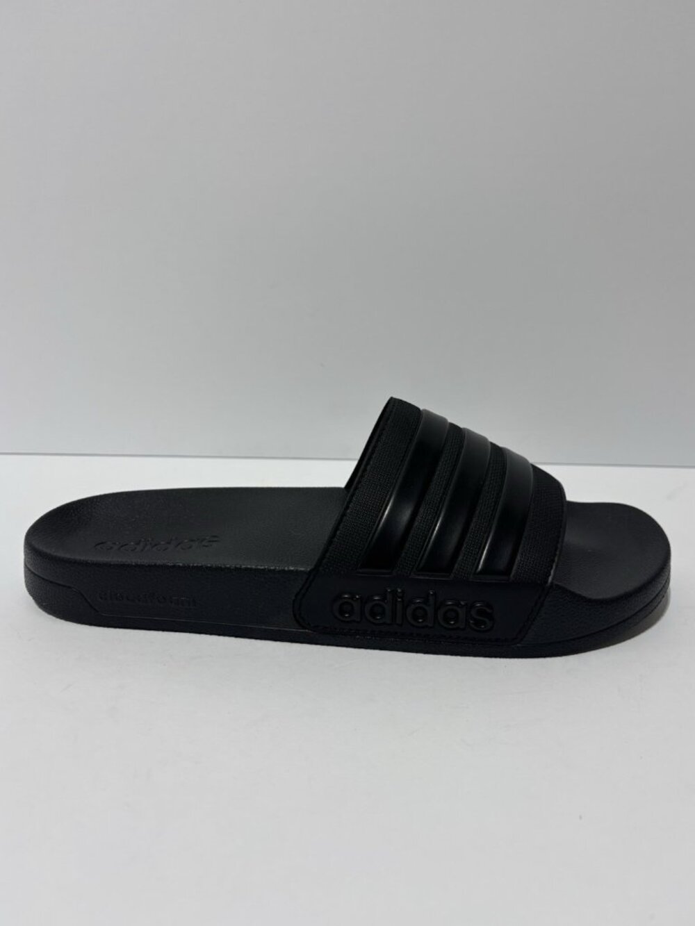 Adidas Men’s Adilette Shower Black Slide Sandals, Size 11 M